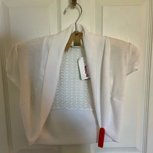 NWT Women’s Rebecca Taylor Shrug, Size S, Chalk White